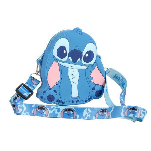 Bolso Silicona Stitch Disney 13x14x3cm.